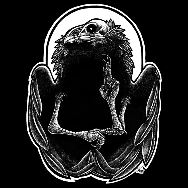 the wounded raven god